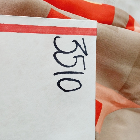 Jerry Lewis Silk Geometric Buttons Long Sleeve Collared Blouse P3510 - Picture 6 of 6